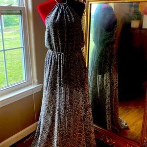 Olivaceous maxi dress size L